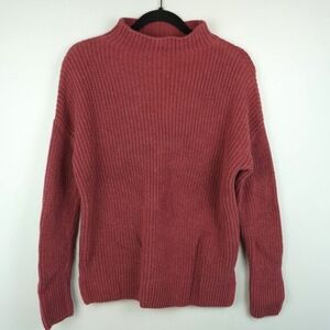 Max Studio Rose Pink Turtleneck Knitted Sweater Size Small